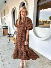 Load image into Gallery viewer, Forever Yours Brown Midi Dress