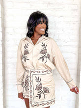 Load image into Gallery viewer, Sail Away Taupe Embroidered Set