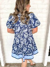 Load image into Gallery viewer, Turn The Other Way Navy Dress
