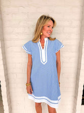 Load image into Gallery viewer, THML Waves Of The Sea Blue Dress