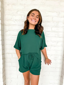 Fashionably Late Set Hunter Green