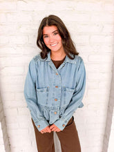 Load image into Gallery viewer, Light Denim Essentials Jacket