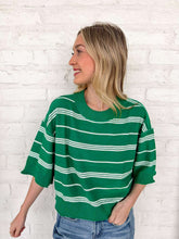 Load image into Gallery viewer, Hear Another Story Green Top