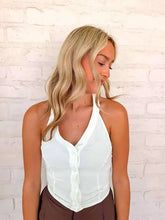 Load image into Gallery viewer, A Chic Halter Ivory Top