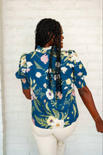 Load image into Gallery viewer, Over The Sky Navy Top