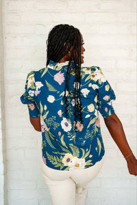 Over The Sky Navy Top