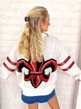 Load image into Gallery viewer, Queen Of Sparkles ULL Oversized Mascot Sweater
