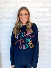 Load image into Gallery viewer, Queen Of Tinsel Trick Or Treat Sweater