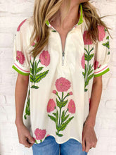 Load image into Gallery viewer, Bold Life Floral Pink Top