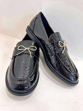 Load image into Gallery viewer, Toulouse Black Bow Loafer