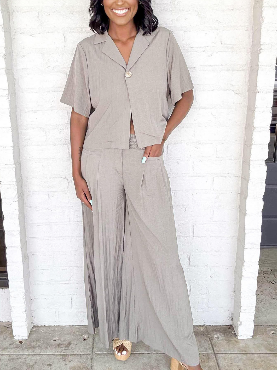 Fair Enough Gray Pants