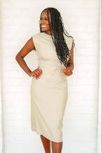 Load image into Gallery viewer, Classy And Sassy 2.0 Taupe Dress