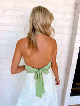 Load image into Gallery viewer, A Chic Halter Sage Top