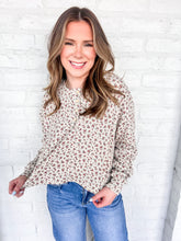 Load image into Gallery viewer, Cozy Season Brown Multi Top