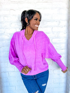On The Go Warmth Mauve Hoodie