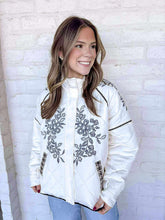 Load image into Gallery viewer, Everlasting Love Ivory Black Jacket
