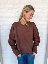 Load image into Gallery viewer, Dedicate My Time Brown Sweater Top