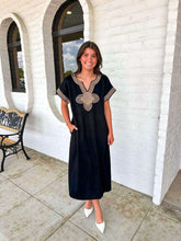 Load image into Gallery viewer, Timeless Patch Black Dress