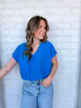 Load image into Gallery viewer, Simple Joy Royal Blue Top