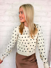 Load image into Gallery viewer, Poker Face Cream Sweater