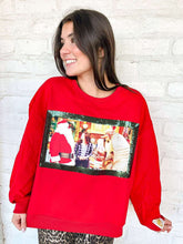 Load image into Gallery viewer, Queen of Sparkles Licensed Red the One with the Holiday Armadillo Sweatshirt