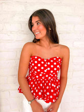 Load image into Gallery viewer, Back To The Season Red Top