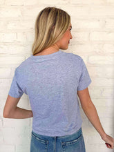 Load image into Gallery viewer, Fill My Cup Cropped Heather Grey Tee