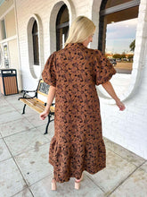 Load image into Gallery viewer, Forever Yours Brown Midi Dress