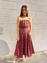 Load image into Gallery viewer, Full Of Love Red Plaid Dress