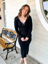 Load image into Gallery viewer, See You There Dress Black