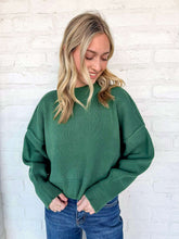 Load image into Gallery viewer, That’s So True Dark Green Sweater