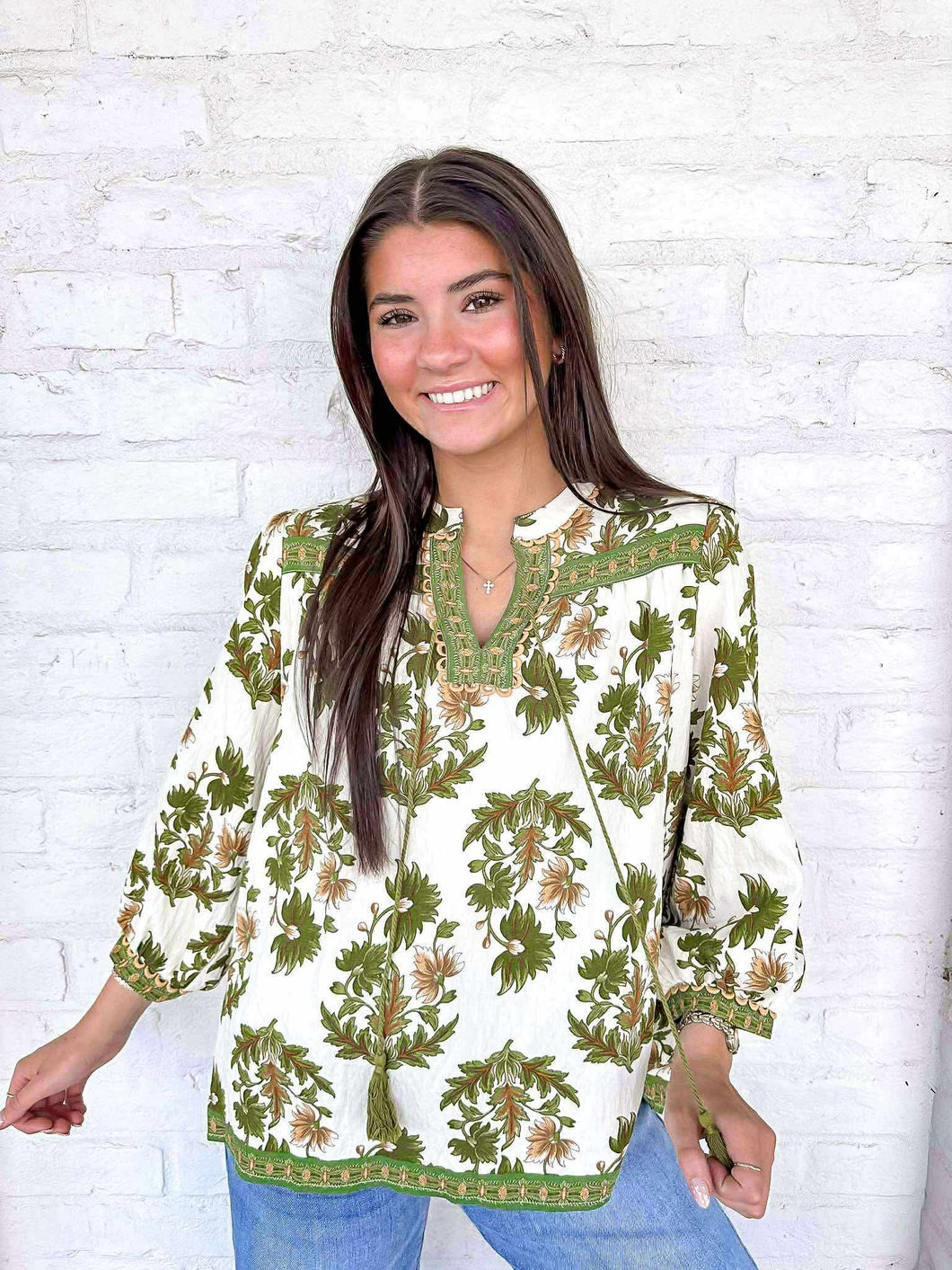 Know It All Olive Top