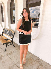 Load image into Gallery viewer, Little Bit Of Love Black Skort Set