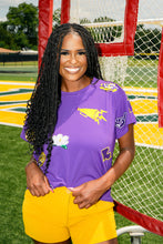 Load image into Gallery viewer, Queen Of Sparkles LSU Mini Icon Tee