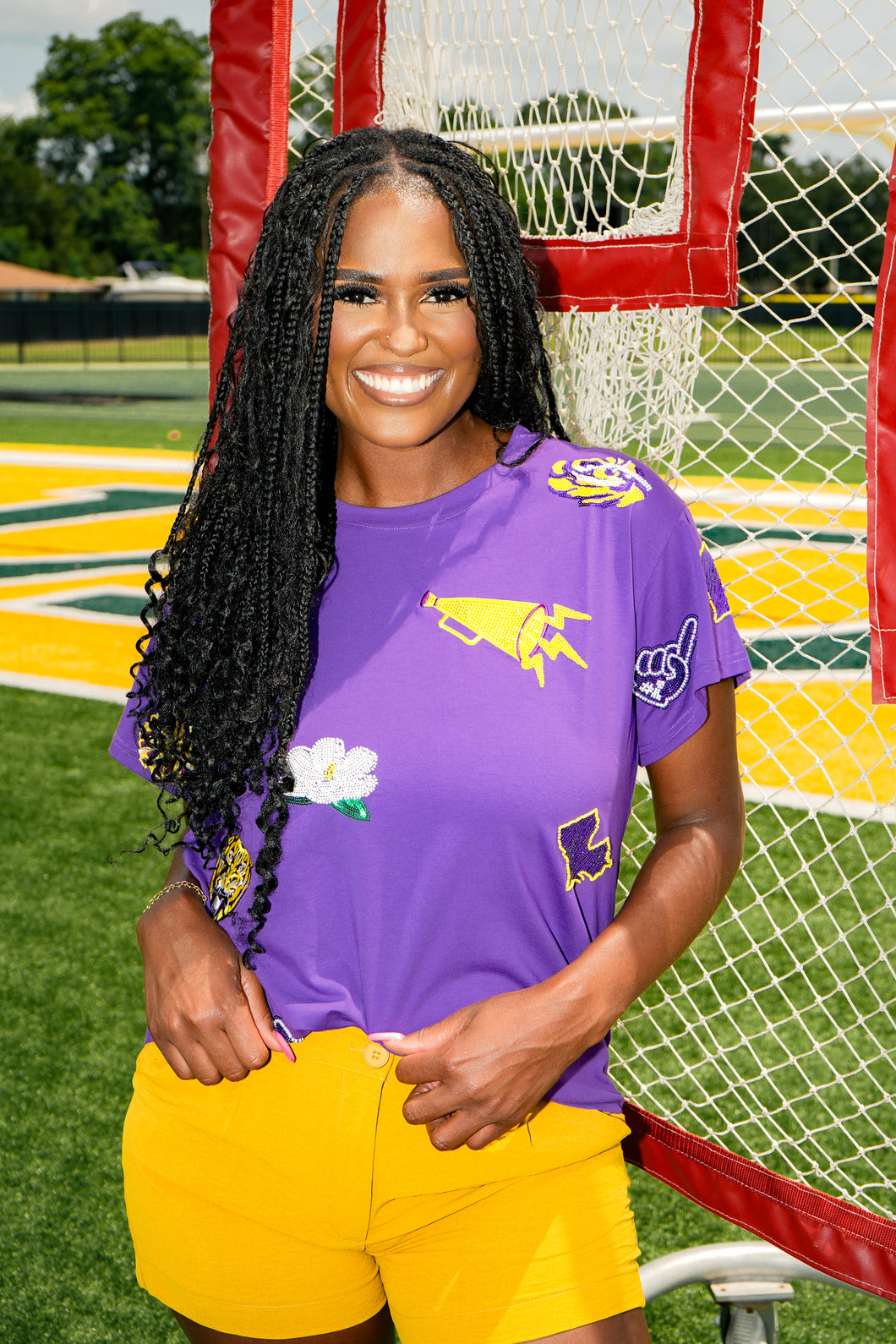 Queen Of Sparkles LSU Mini Icon Tee
