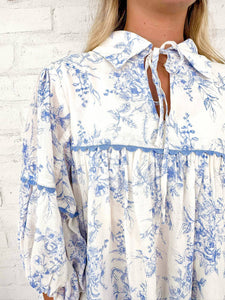 Pretty Little Moment Blue Top