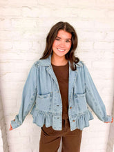 Load image into Gallery viewer, Light Denim Essentials Jacket