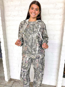 Hiding Behind The Camo Hoodie