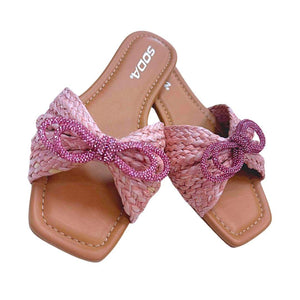 Harlow-S Pink Bow Sandal