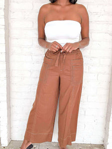 Letting You Know Camel Pants