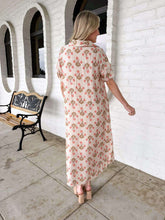 Load image into Gallery viewer, Rather Be Latte Floral Dress