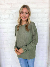 Load image into Gallery viewer, One Way Light Olive Top