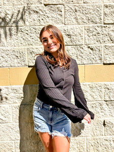 In the Flow Top Black