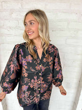 Load image into Gallery viewer, Glamorous Style Mauve Jacquard Top