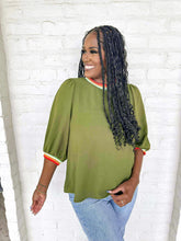 Load image into Gallery viewer, Carry On Olive Top