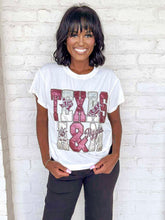 Load image into Gallery viewer, Queen Of Sparkles Texas A&amp;M Metallic Icon Tee