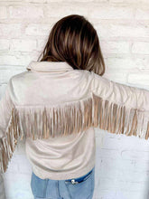Load image into Gallery viewer, Nothing Without You Cream Suede Jacket