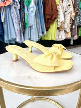 Load image into Gallery viewer, The Pompano Yellow Sandal Heel