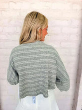 Load image into Gallery viewer, Light Up The Sky Green Stripe Top