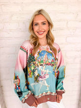 Load image into Gallery viewer, Queen Of Sparkles Multi Nutcracker Ballet Scene Cardigan ￼